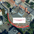 Upozornění - oprava ochozu u Hudební scény